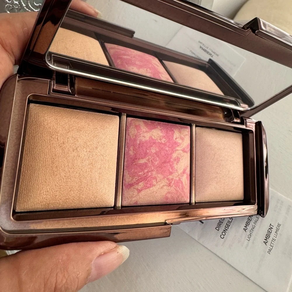 Hourglass Ambient Lighting Blush Palette - Gold and Pink Marble